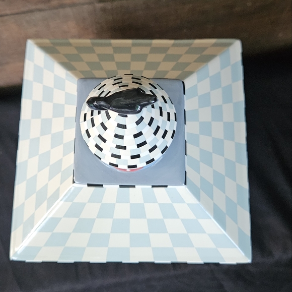 Mackenzie Childs Spooky House Halloween Cookie Jar - Picture 5 of 11